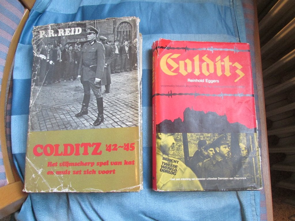 2 boeken Colditz 42-45 P.R.Ried en Colditz Reinhold Eggers, Ophalen of Verzenden, Tweede Wereldoorlog, Gelezen