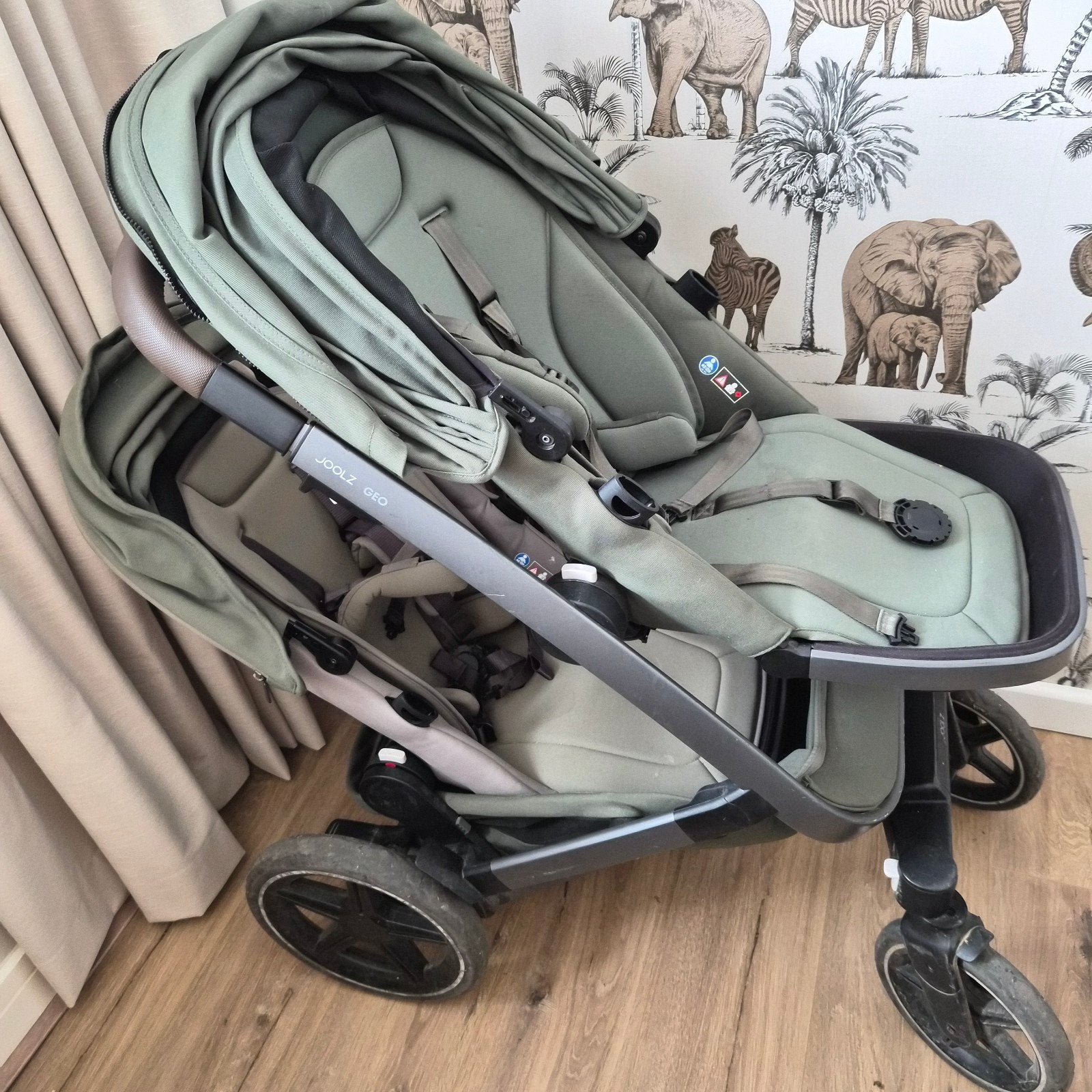 Joolz Geo3 tweeling Kinderwagen - gebruikt, Gebruikt, Duowagen, Combiwagen, Ophalen
