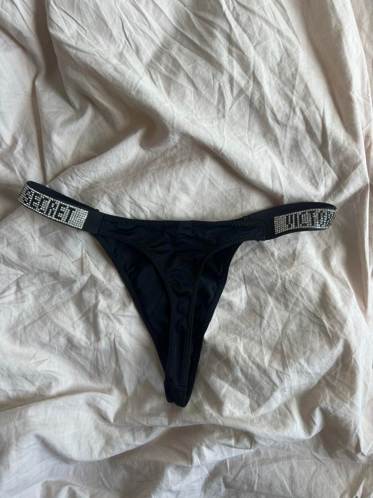 Victoria Secret Slip Zwart maat M, Verzenden, Zwart, Slip