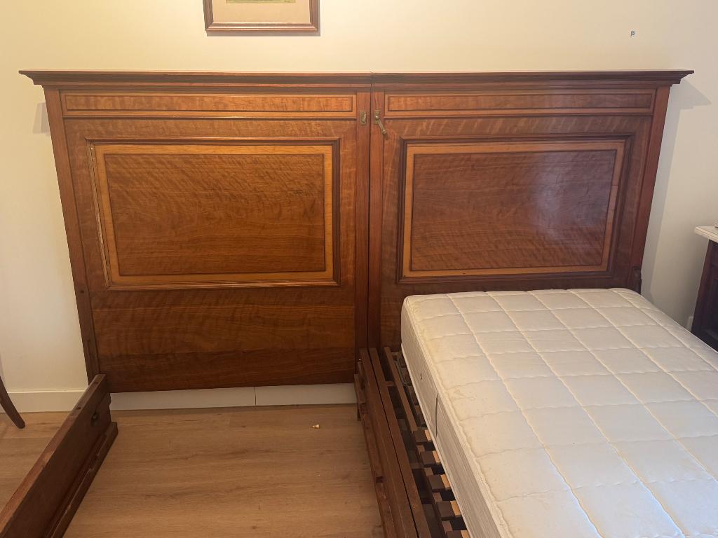 Antiek Teakhouten bed omranding, Ophalen of Verzenden