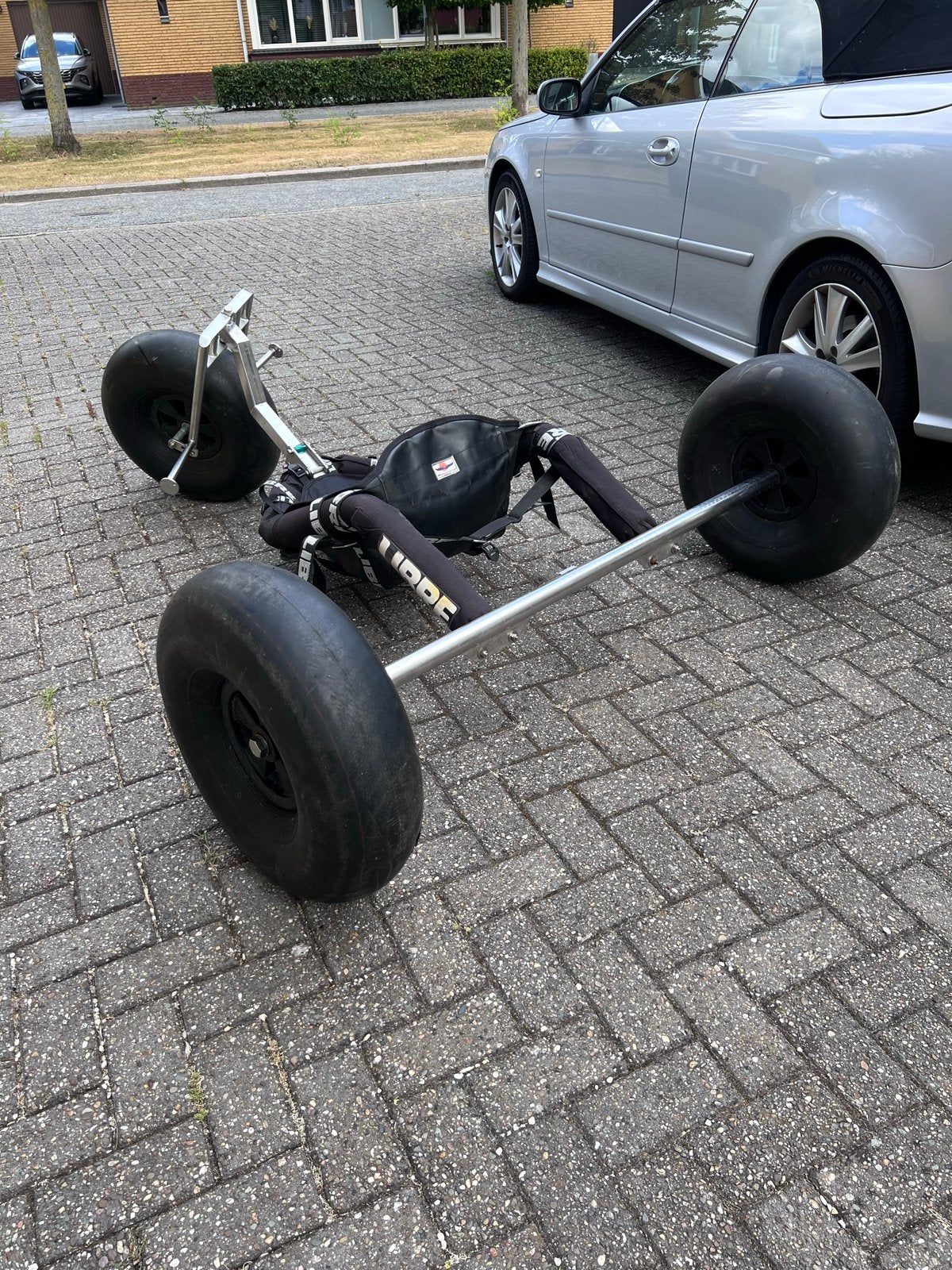 Libre Powerkite Buggy - Strandzeilwagen - Kitebuggy, Ophalen, Gebruikt