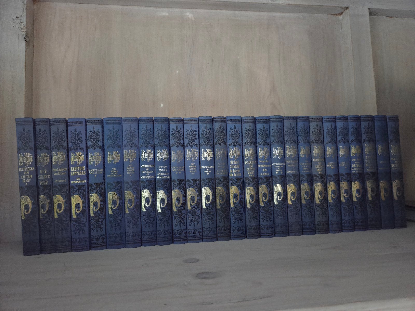 Jules Verne: 26-delige Elsevier reeks, compleet., Ophalen, Jules Verne
