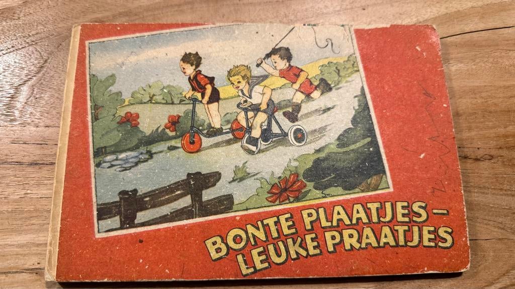 Bonte Plaatjes - Leuke Praatjes - Vintage Plaatjesalbum, Boeken, Ophalen, Gelezen, Plaatjesalbum