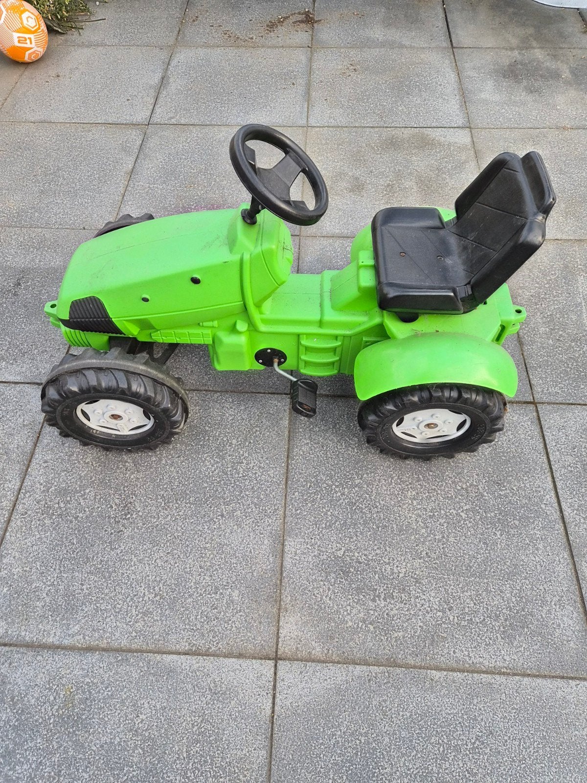 Groene echte rolly toys traptractor voor kinderen, Ophalen, Gebruikt, Trapvoertuig