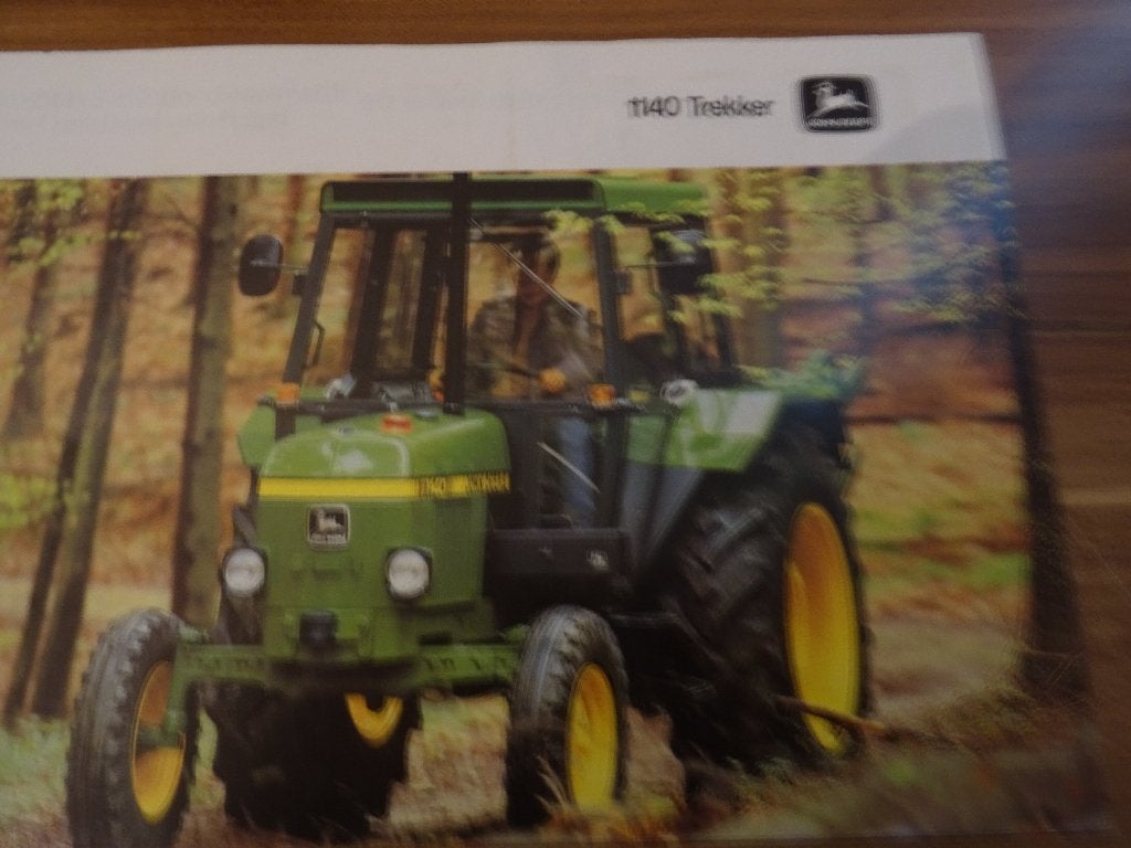 John deere 1140 tot 5040 trekkers folders, Ophalen of Verzenden, Zo goed als nieuw, Folder