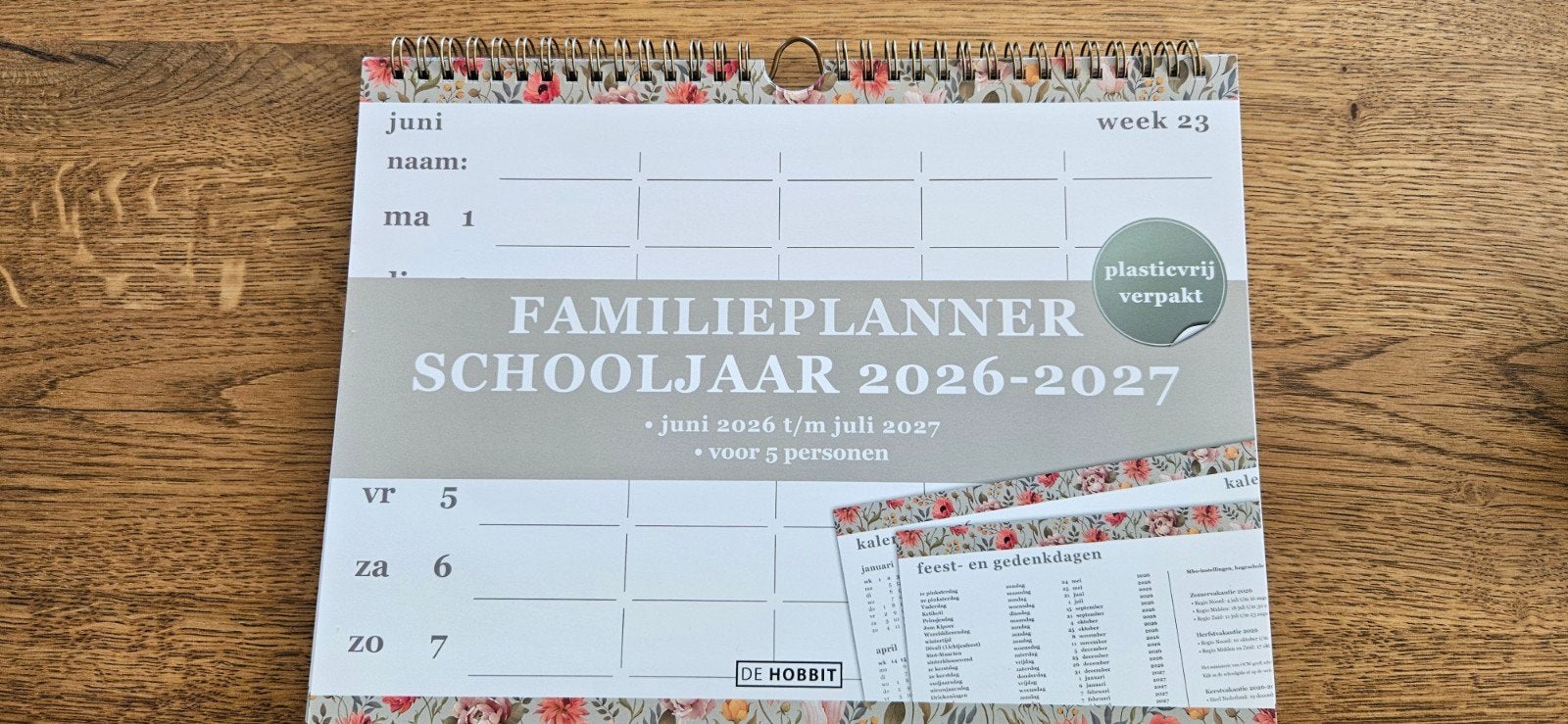 familieplanner schooljaar 2026-2027, Ophalen, Nieuw