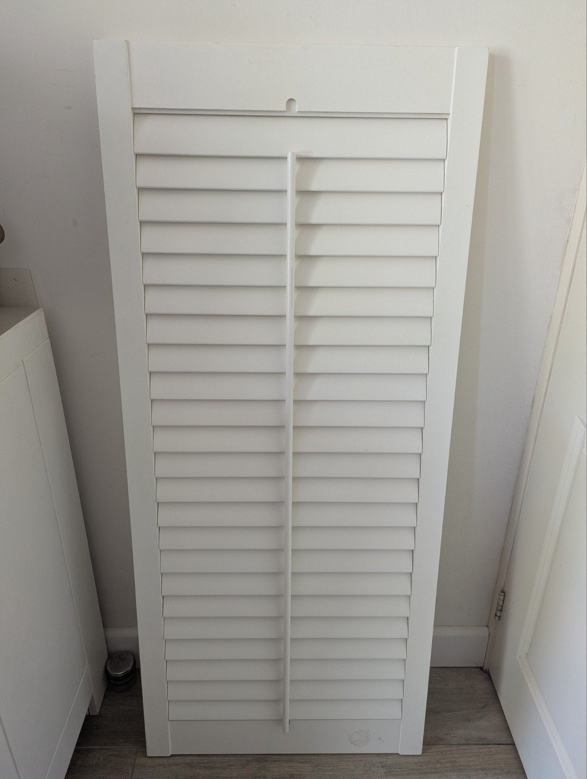 te koop 2 gebruikte witte shutters, Ophalen, Gebruikt, Wit, Hout