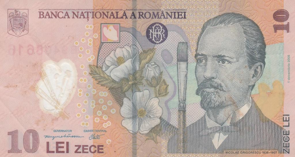 10 lei  2008  Roemenië, Postzegels en Munten, Bankbiljetten | Europa | Niet-Eurobiljetten, Ophalen of Verzenden, Overige landen