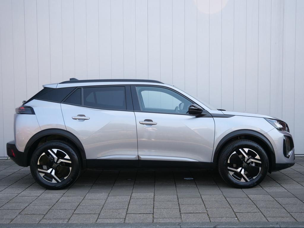Peugeot 2008 1.2 PureTech 130pk Allure Automaat Navigatie /, Auto's, Peugeot, 1199 cc, Parkeersensor, Leder en Stof, 1180 kg