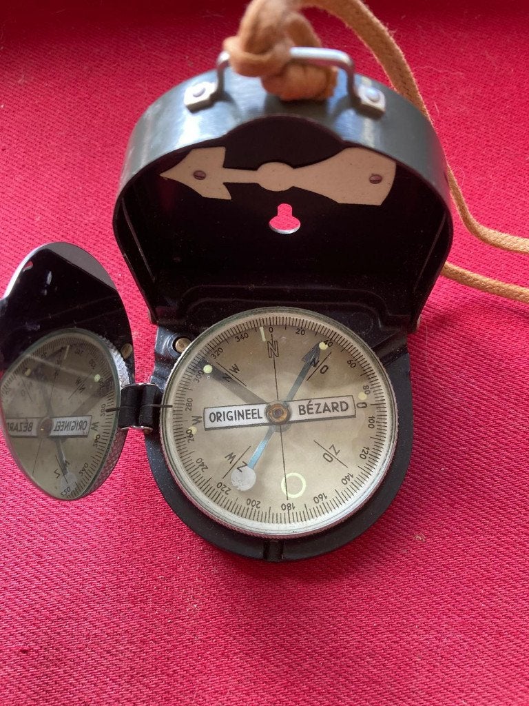 Vintage Originele Bezard Kompass, Ophalen of Verzenden, Landmacht, Nederland
