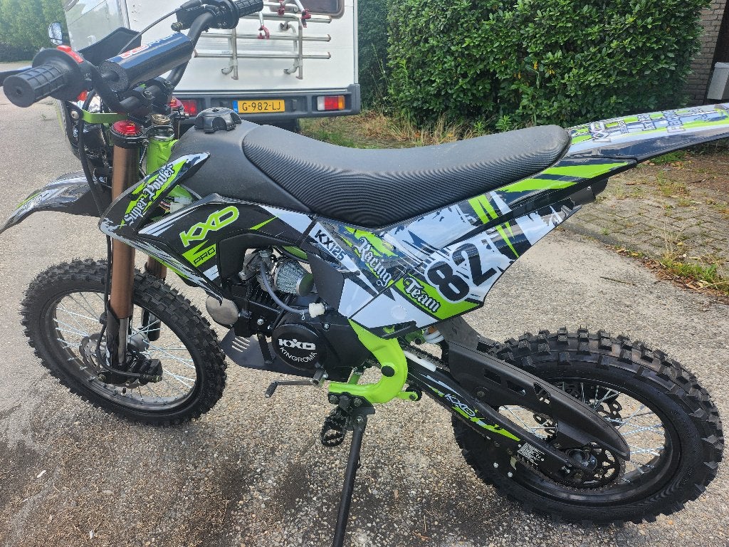 Crosser KXD 125cc 17/14 wielen electrische start en koplamp, Nieuw, Aanvragen@miniracers.nl, Kxd, Breda