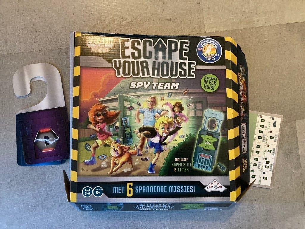 Escape your house spy team spel, Ophalen, Zo goed als nieuw, Identity Games