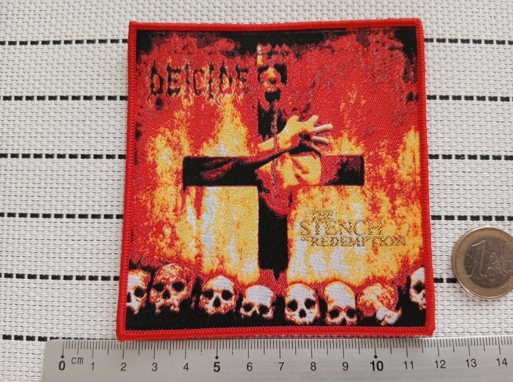 Deicide stench of redemption patch d90 ltd edition metal, Ophalen of Verzenden, Nieuw, Kleding