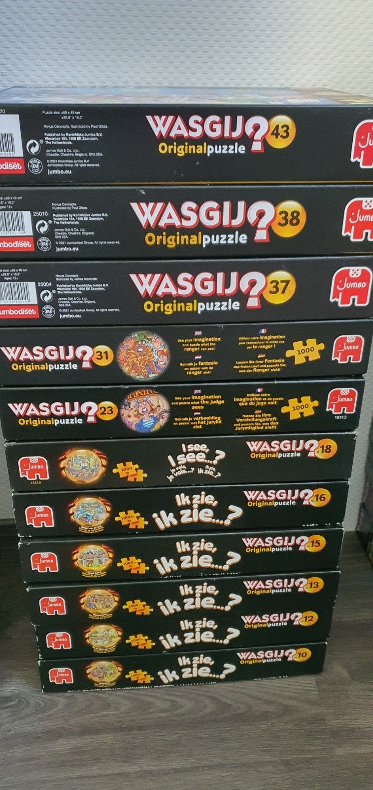 Wasgij puzzels 1000 stukjes original, destiny en mystery, Ophalen of Verzenden, 500 t/m 1500 stukjes, Zo goed als nieuw