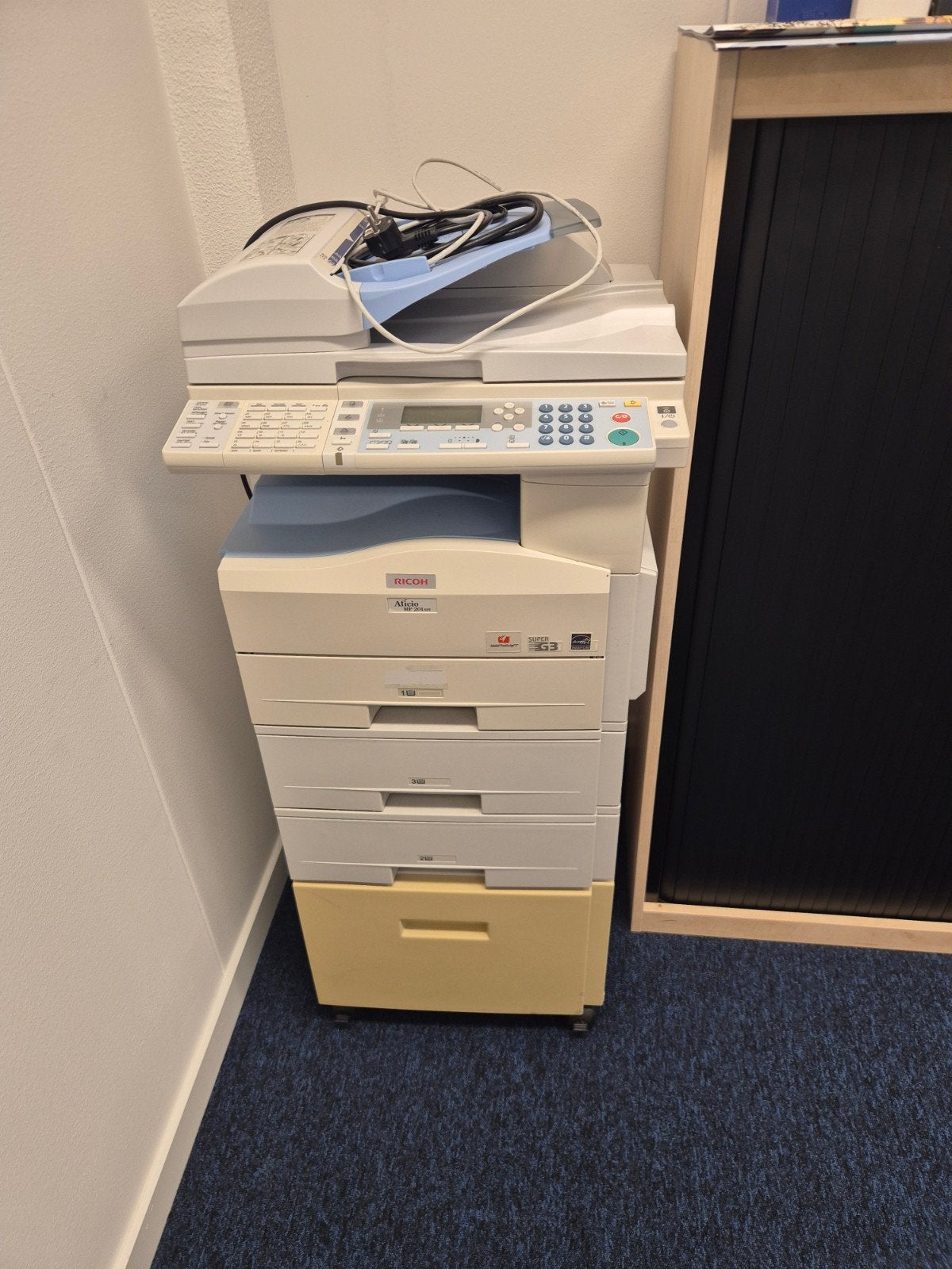 Ricoh Aficio Multifunctionele Printer/Kopieermachine, Ophalen, Gebruikt, All-in-one, Ricoh