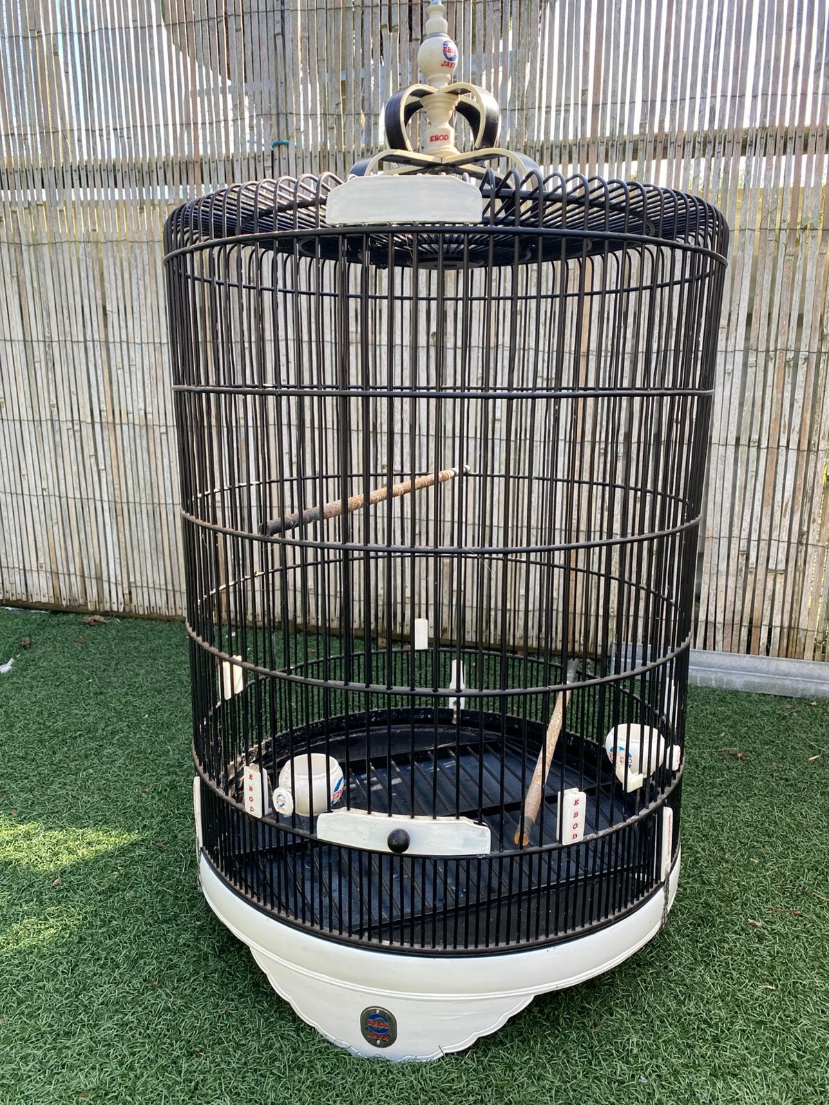 Schamalijster Kooi, Ophalen, Zo goed als nieuw, Hout, Vogelkooi