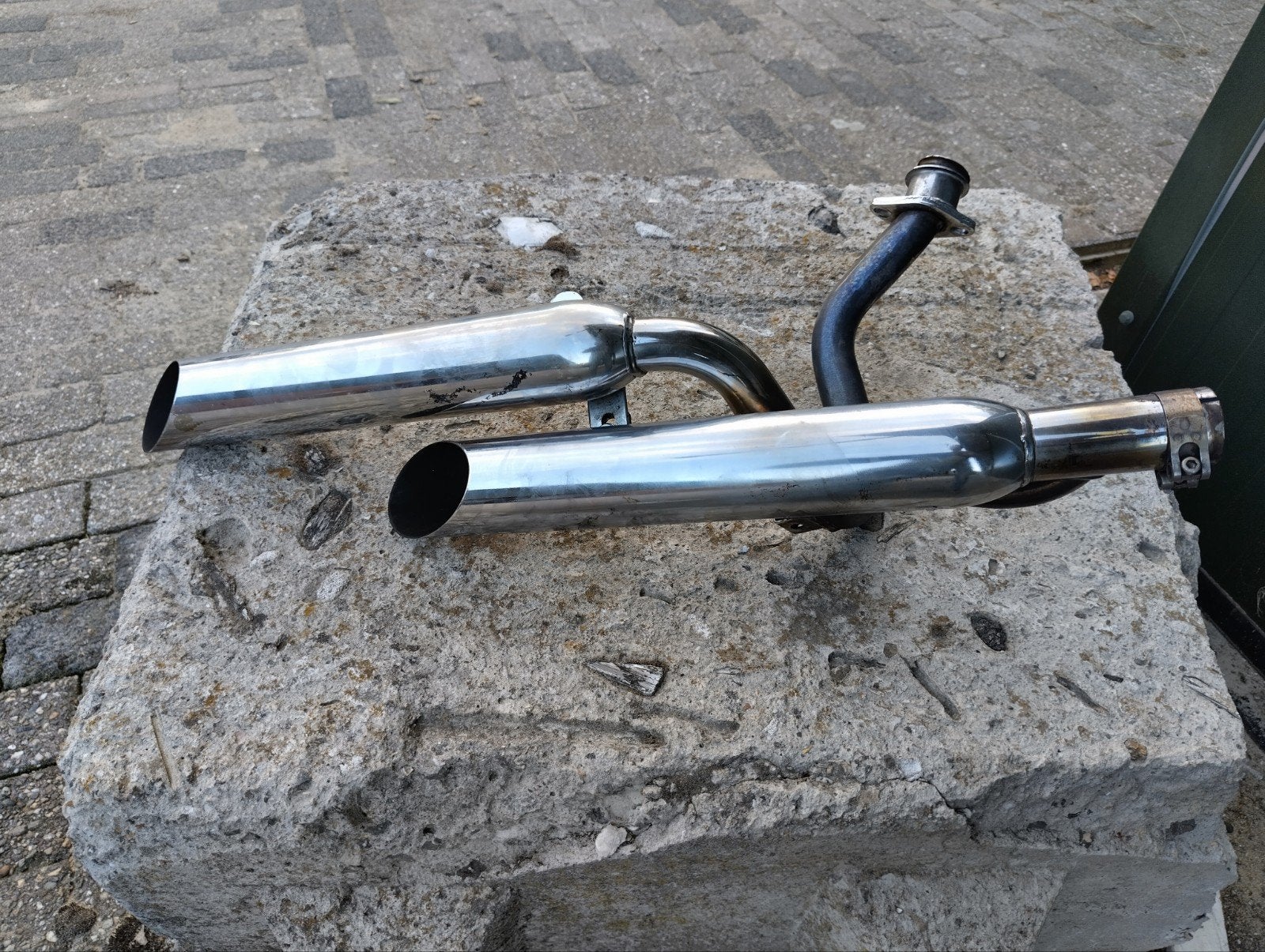 Uitlaat voor Yamaha Virago XV 750 of XV 1100, Ophalen of Verzenden, Gebruikt