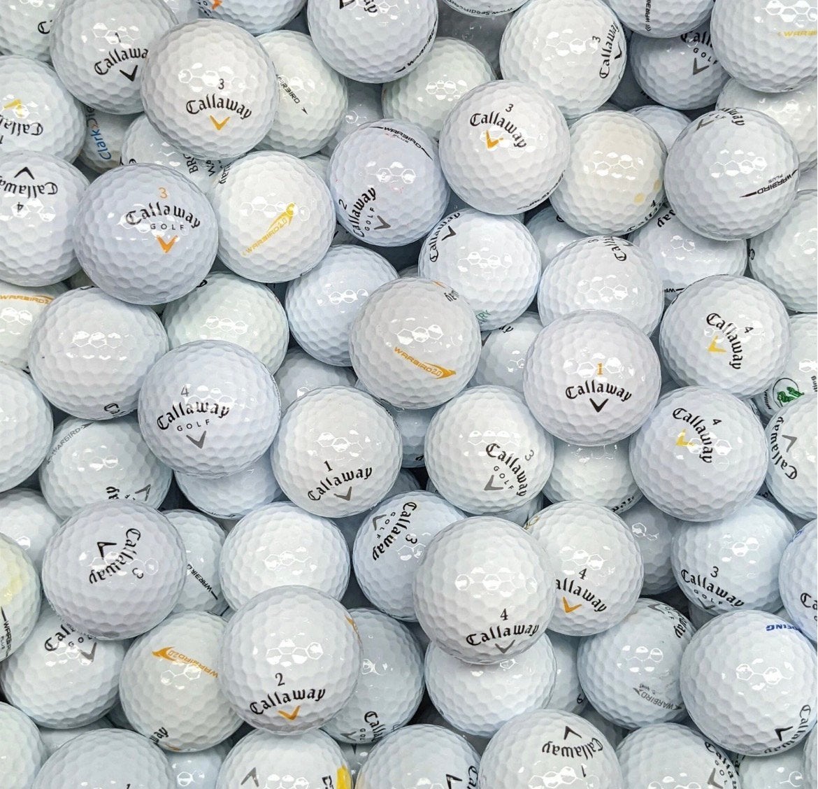 POPULAIR- 100 nette Callaway mix golfballen goede kwaliteit, Sport en Fitness, Ophalen of Verzenden, Zo goed als nieuw, Bal(len)
