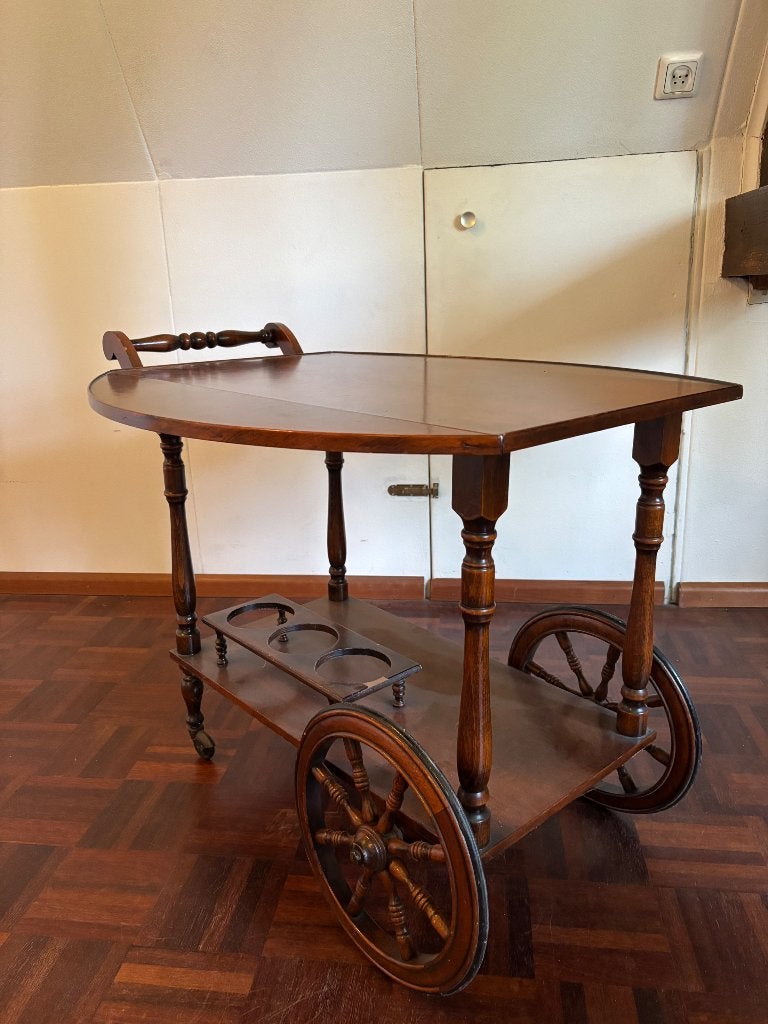 Drankwagen, Huis en Inrichting, Woonaccessoires | Overige, Ophalen, Hout, Gebruikt, Klassiek