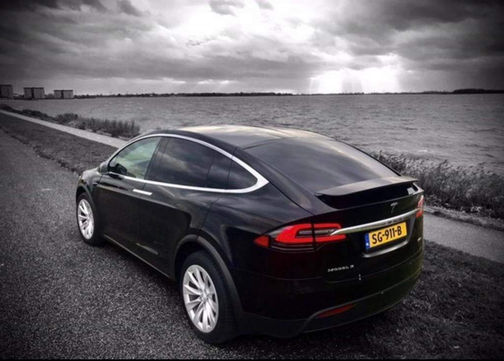 Tesla Model X 2018 Zwart, Auto's, Tesla, Particulier, Model X, Elektrisch, SUV of Terreinwagen, Automaat, Origineel Nederlands