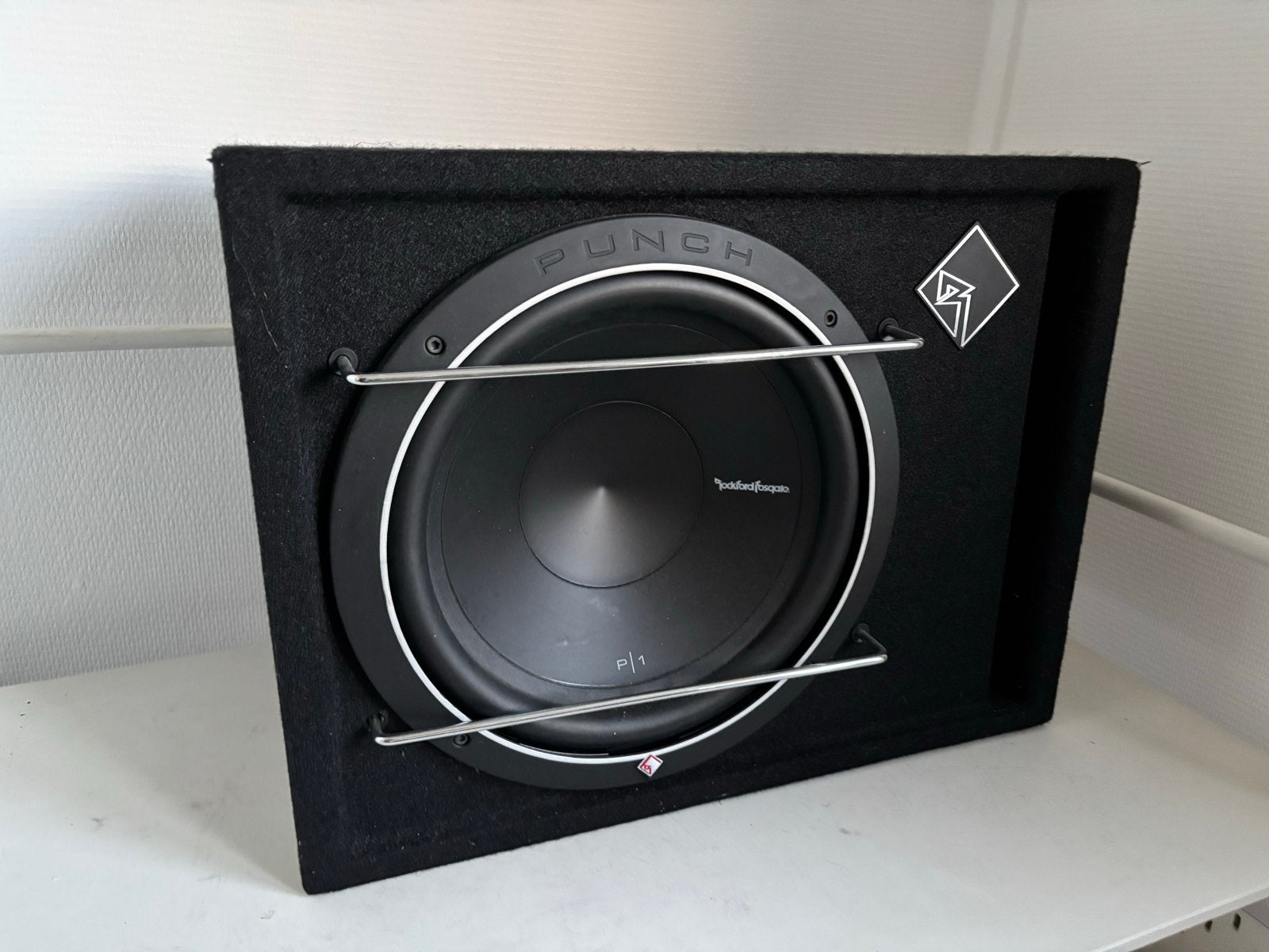 Rockford Fosgate Punch P1-1X12 Subwoofer - 12" / 250W RMS, Ophalen of Verzenden, Zo goed als nieuw