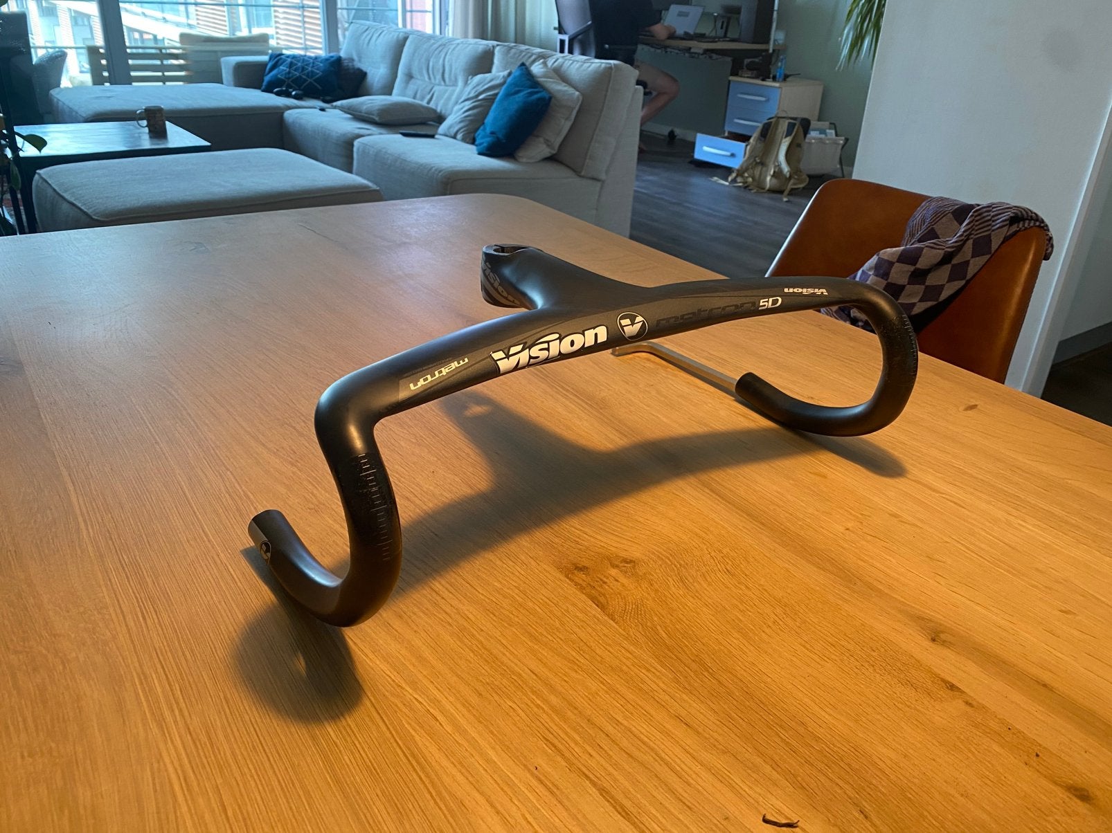 Vision metron 5d 420 width 130 stem length, Gebruikt, Stuur, Ophalen of Verzenden, Racefiets