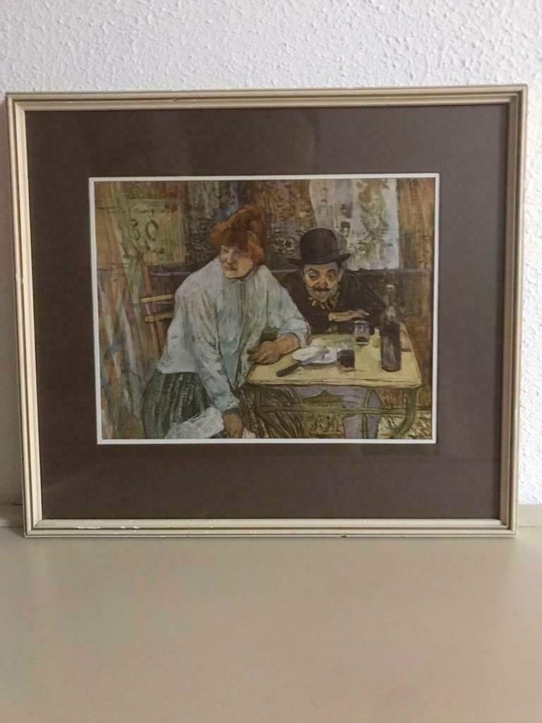 Henri de Toulouse Lautrec, 6 ingelijste afbeeldingen, Antiek en Kunst, Kunst | Litho's en Zeefdrukken, Ophalen of Verzenden
