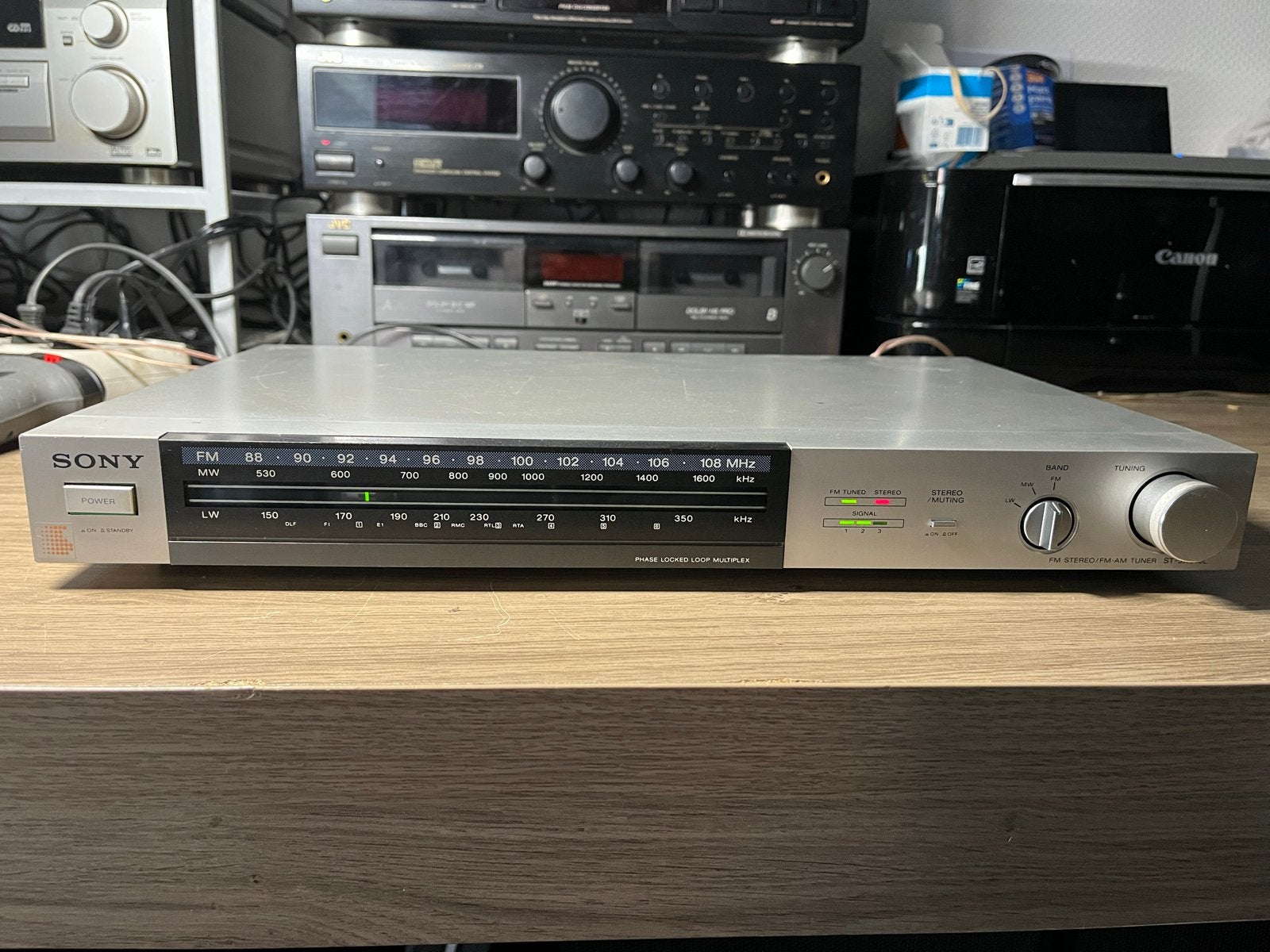 Sony ST-JX210L FM/AM Tuner - Vintage Radio, Ophalen of Verzenden, Gebruikt, Radio