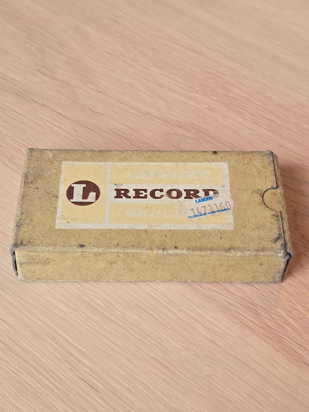 vintage Lapport Record slijpsteen wetsteen of aanzetsteen, Antiek en Kunst, Ophalen of Verzenden