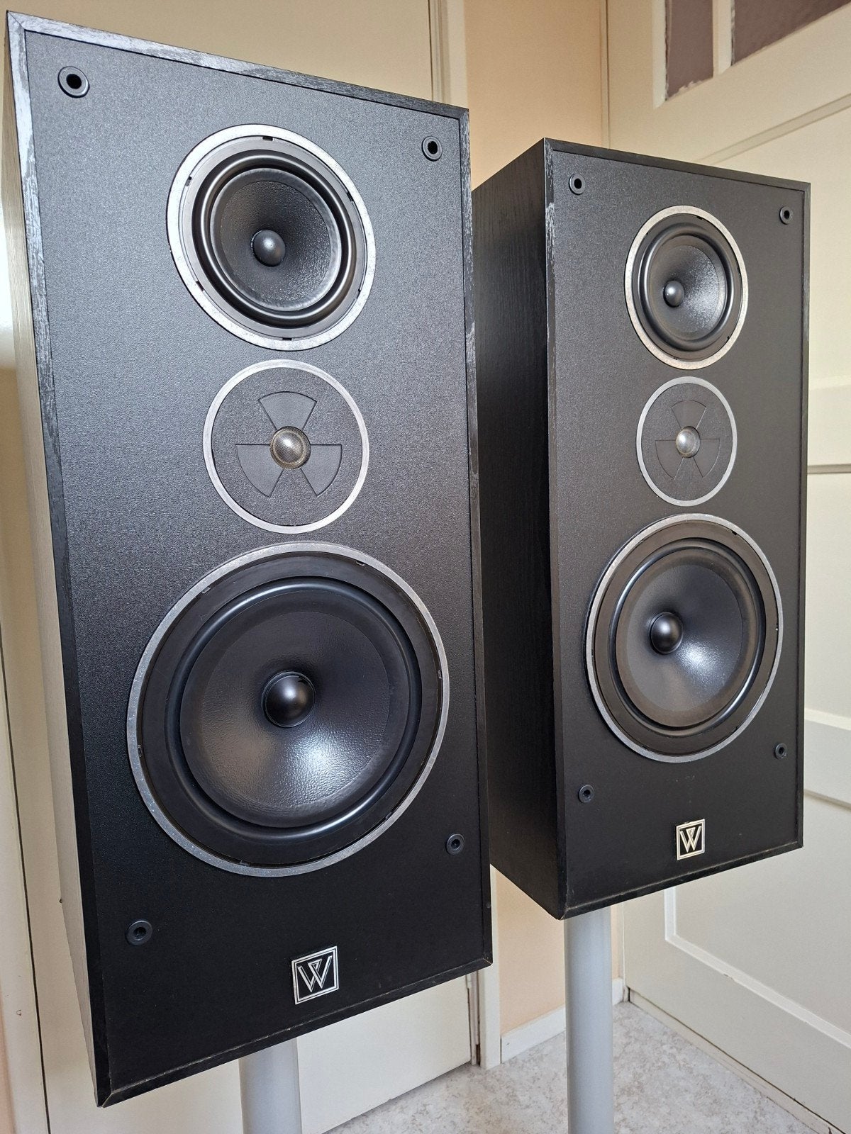 Wharfedale 510.2 luidsprekers(3 weg), Audio, Tv en Foto, Gebruikt, Speakerset, 60 tot 120 watt, Basreflex