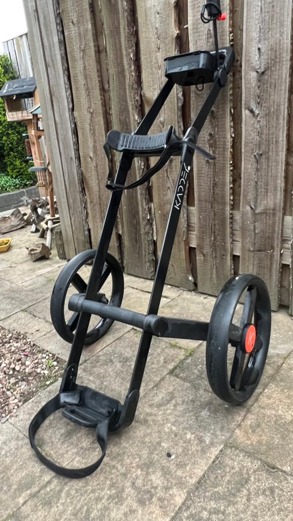 Golftrolley Kaddey Switch 2 wielen, Sport en Fitness, Golf, Ophalen, Gebruikt, Golfkar