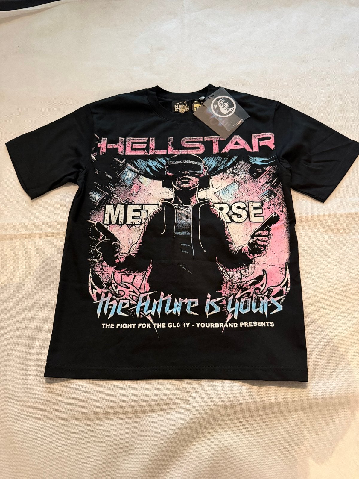 Hellstar Metaverse T-shirt Zwart - Nieuw met labels, Ophalen of Verzenden, Nieuw, Maat 48/50 (M), Zwart