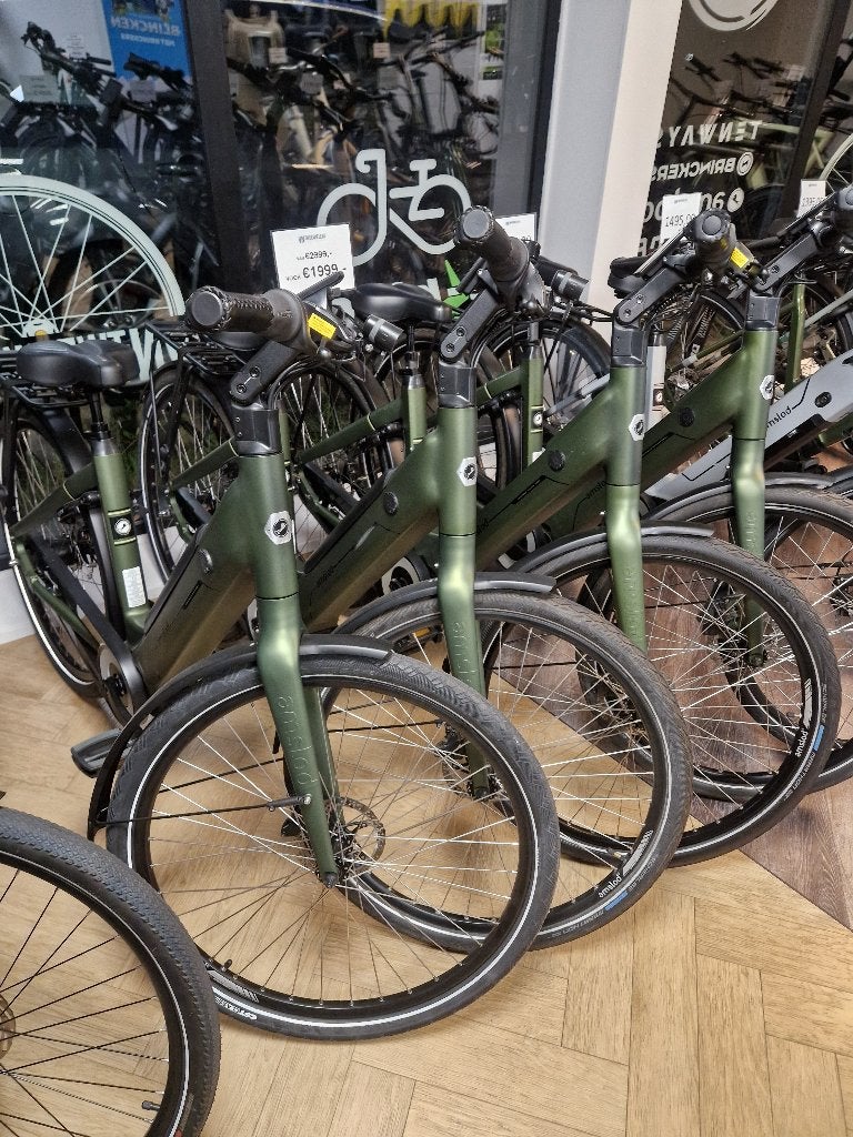 Amslod Eton E E-bike Dames 28" 51cm N7 Vanaf €1395, Versnellingen, Zo goed als nieuw, 50 tot 53 cm, Schijfrem