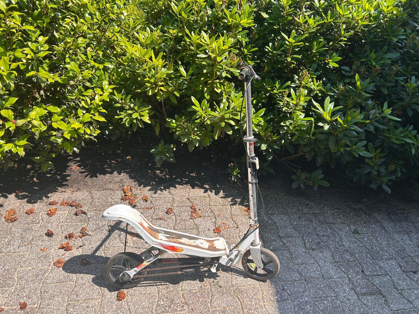 Veel gebruikte spacescooter, Ophalen, Gebruikt