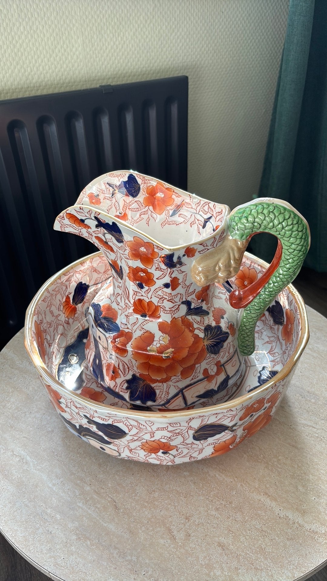 Imari Style Floral lampetset China, Ophalen