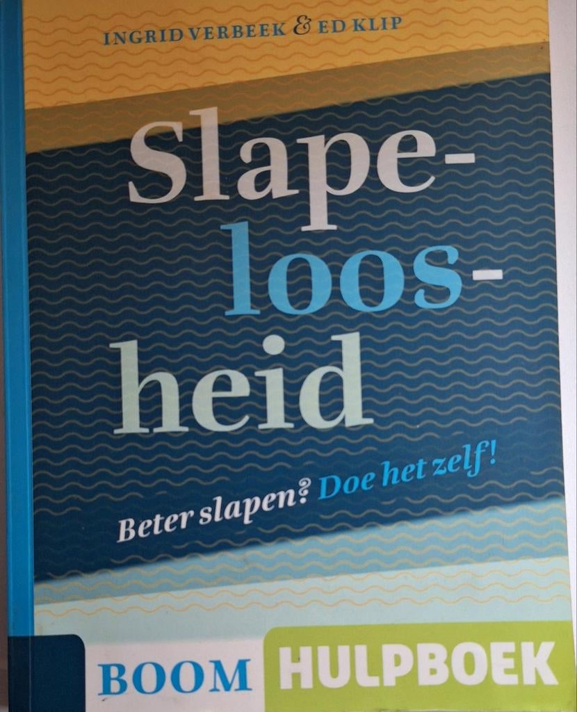 Slaaploosheid: Beter slapen? Doe het zelf! - Boom Hulpboek, Ophalen of Verzenden