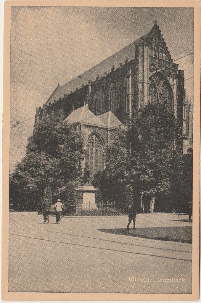UTRECHT Dom Kerk, Verzenden, 1940 tot 1960, Gelopen, Utrecht