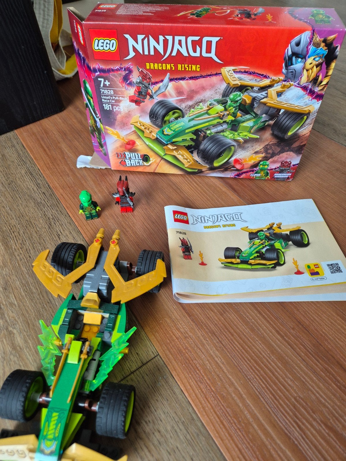 LEGO Ninjago 71828 Lloyd's Raceauto, Lego, Ophalen of Verzenden, Zo goed als nieuw, Ninjago