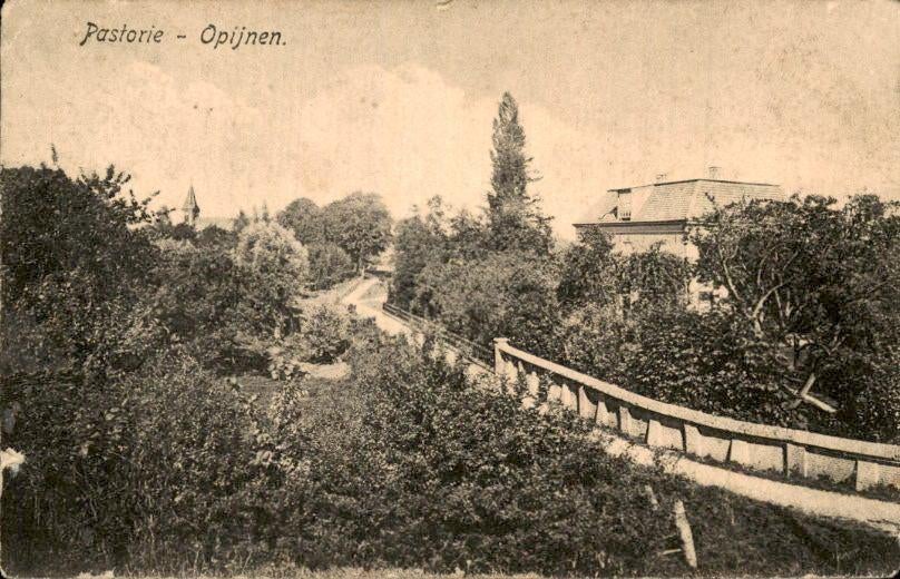 Opijnen - Pastorie, Verzamelen, Ansichtkaarten | Nederland, Gelopen, Gelderland, 1920 tot 1940, Ophalen of Verzenden