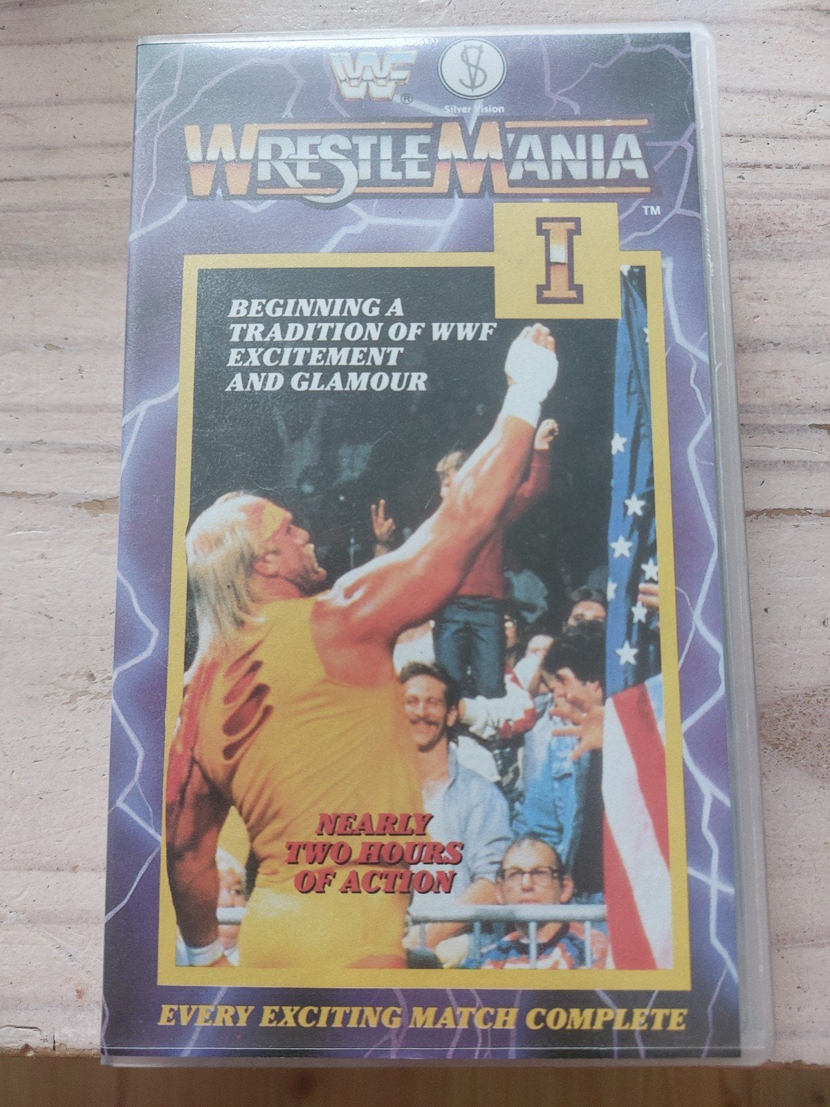 Wwf wrestling Wrestlemania 1 videoband, Alle leeftijden, Ophalen of Verzenden, Gebruikt