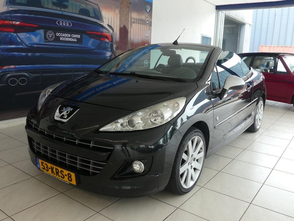 Peugeot 207 CC 1.6 THP Roland Garros Climate Control Cruise, Gebruikt, Zwart, 4 cilinders, 4 stoelen