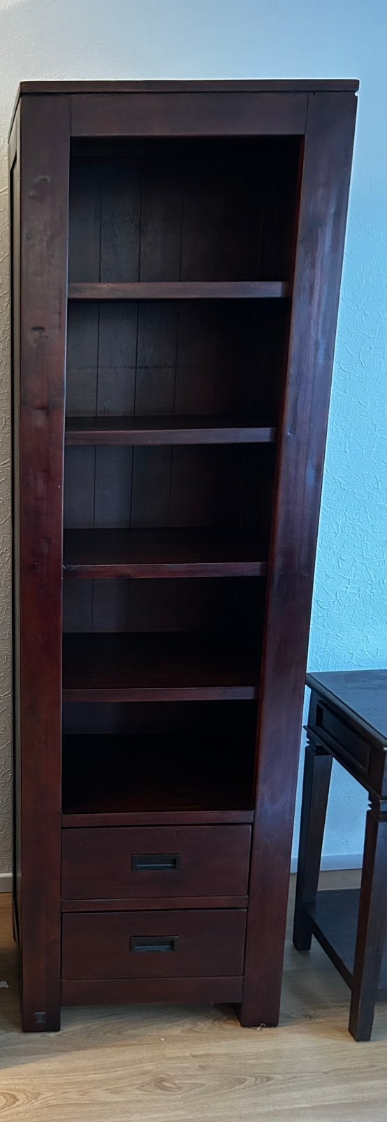Kersenhouten boekenkast, Huis en Inrichting, Ophalen, 50 tot 100 cm, Zo goed als nieuw, 150 tot 200 cm