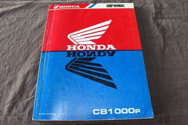 Honda CB1000 p 1992 / 1993 motorcycle shop manual CB1000p, Ophalen of Verzenden, Honda