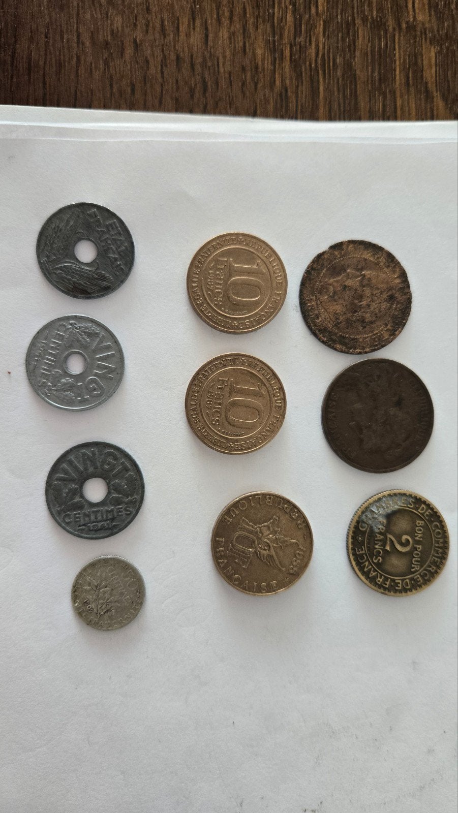 Franse munten, Ophalen of Verzenden, Buitenland, Munten