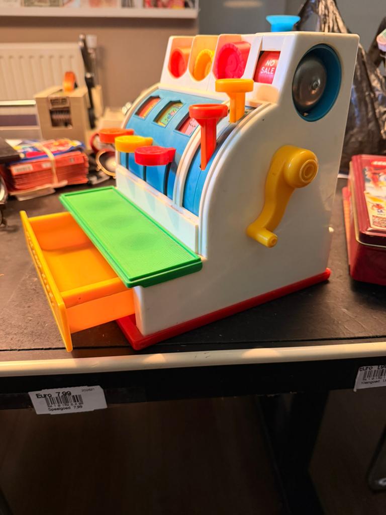 Fisher Price kassa, Kinderen en Baby's, Speelgoed | Fisher-Price, Ophalen of Verzenden, Zo goed als nieuw, Speelset
