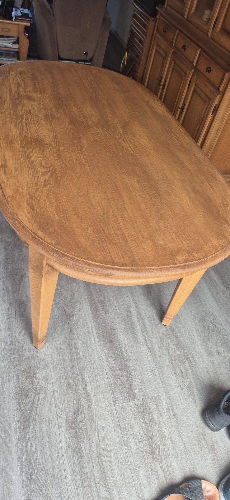 Mooie eettafel 165x100 met lade, Huis en Inrichting, Tafels | Eettafels, Ophalen, 50 tot 100 cm, Zo goed als nieuw, 150 tot 200 cm