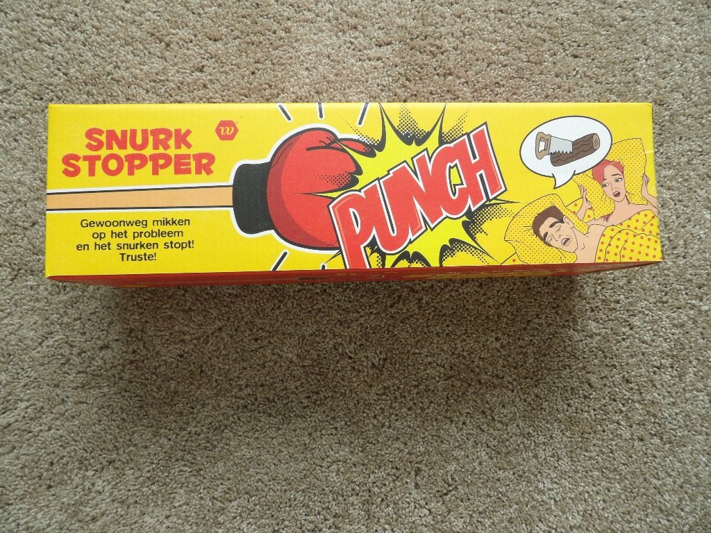 NIEUW SNURK STOPPER zeer grappig als kado als iemand snurkt, Ophalen of Verzenden, Nieuw, Fopartikel, Verjaardag
