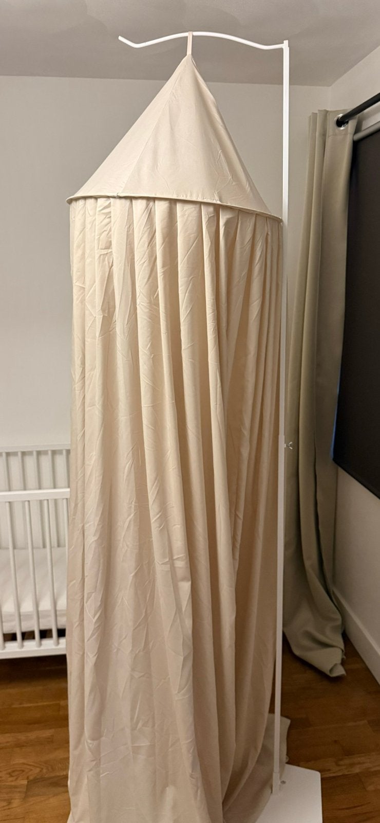 Hemelbed doek + piekstok, Ophalen of Verzenden, Zo goed als nieuw, Klamboe