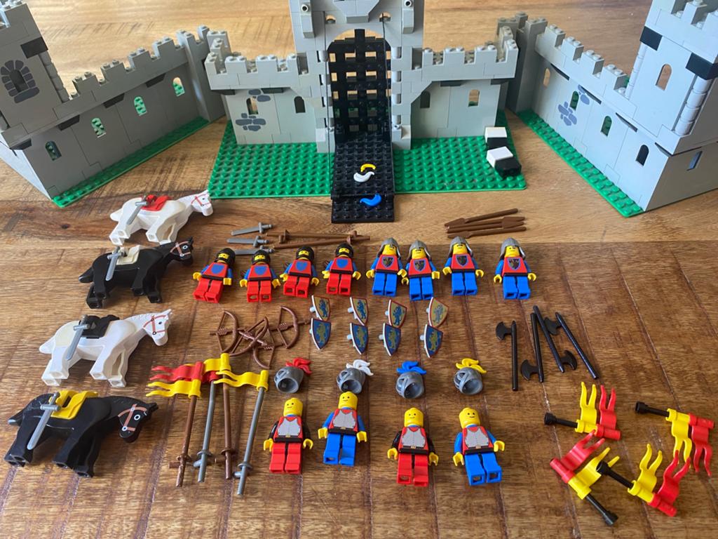 Partij lego castle van 10 sets!! Oa: 6023, 6061, 6080, Gebruikt, Compleet, Lego, Ophalen of Verzenden