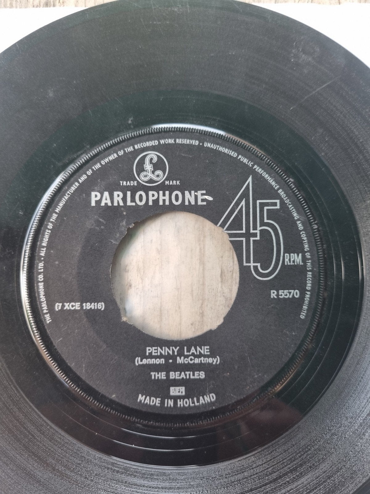 The Beatles - Strawberry Fields Forever / Penny Lane, Gebruikt, Originele persing, 7 inch, Ophalen of Verzenden